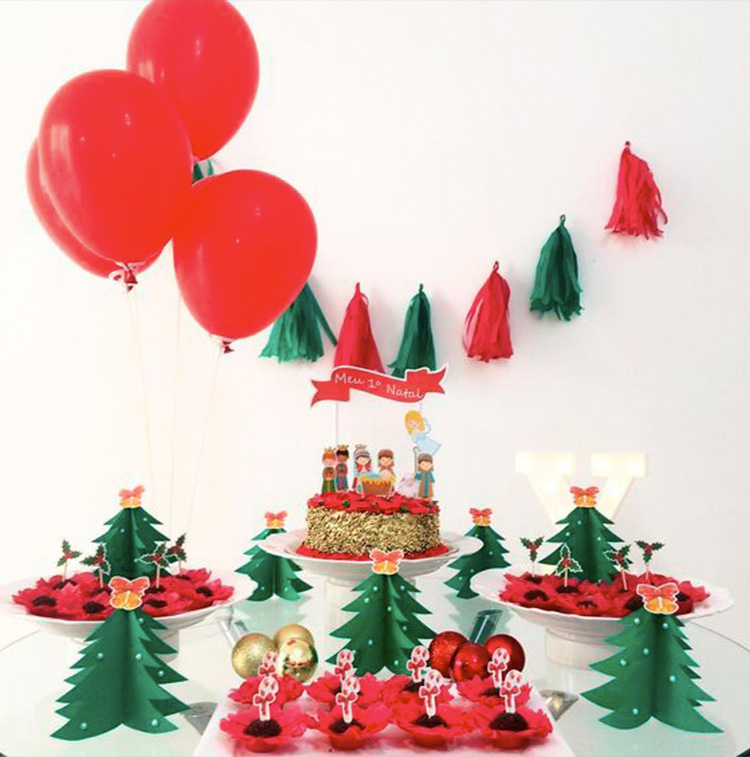 ideias de festa de aniversário com tema natalino
