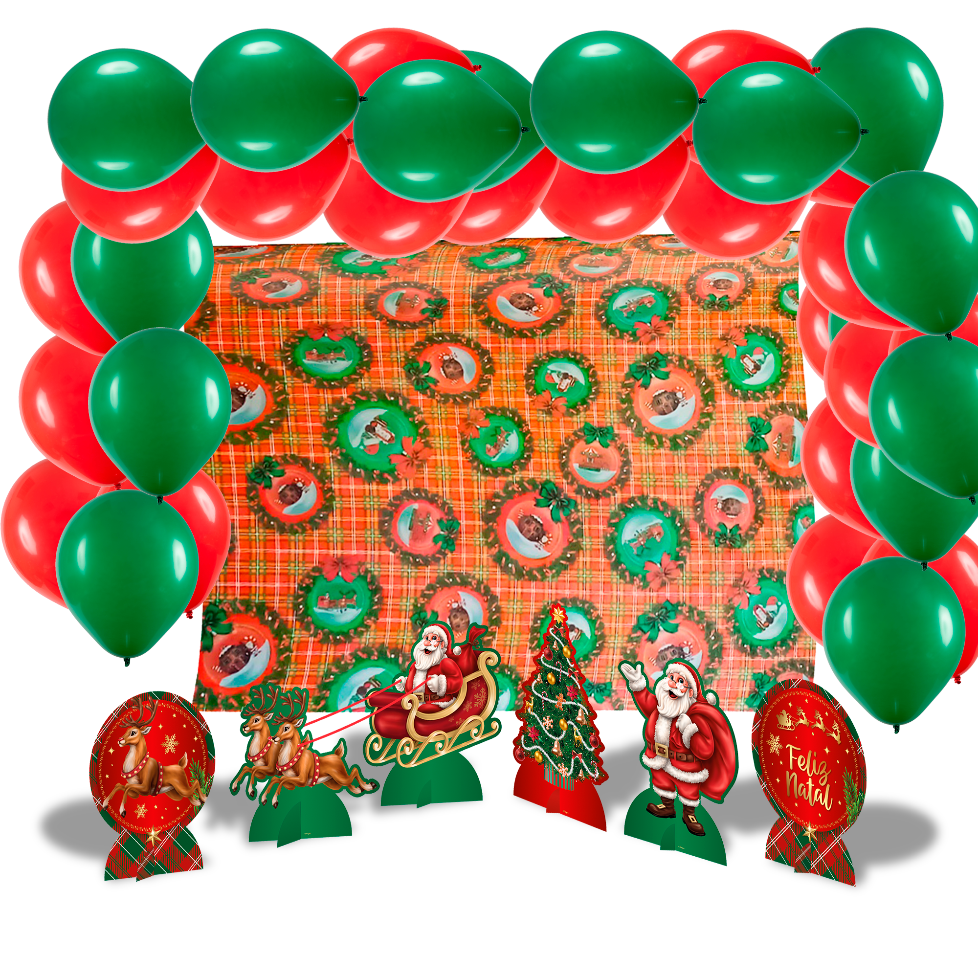 aniversário com tema natal e inverno