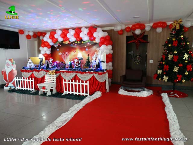 decoração de festa natalina simples e barata