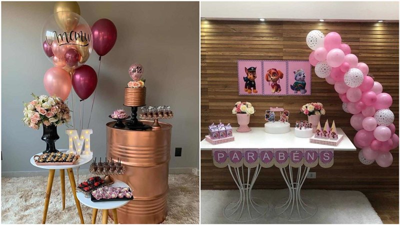 decoração de aniversário feminino simples e barato tema tropical