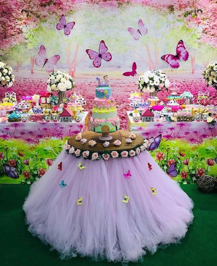 cores de decoração para festa infantil menina