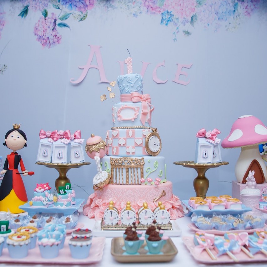 cores de decoração para festa infantil menina