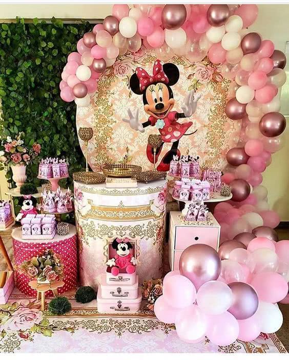 decoração festa arco-íris menina