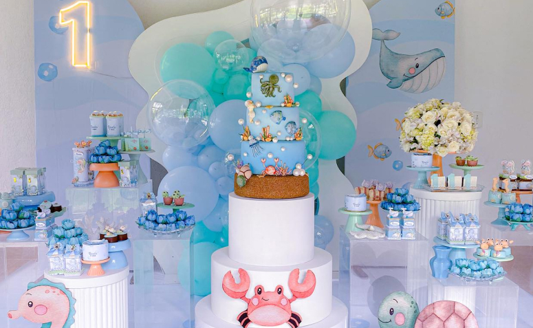 decoração festa panda menina