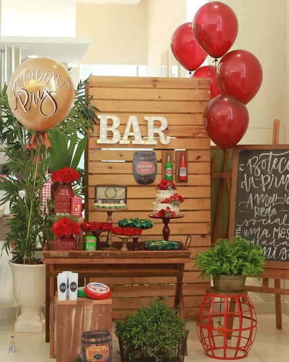 decoração de aniversário masculino