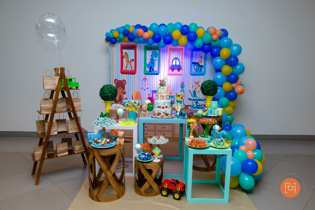 ideias de decoração de aniversário de 2 anos para menino
