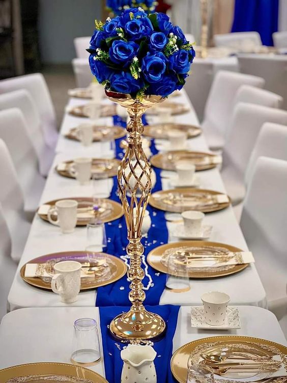 quanto custa fazer decoração aniversário azul em casa