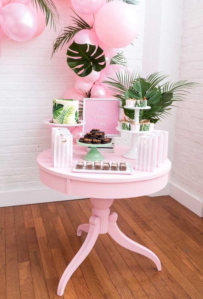 ideias de decoração de aniversário simples feminina com balões