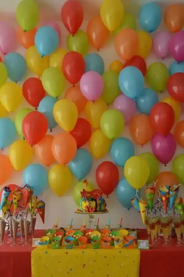 ideias festa infantil simples em casa