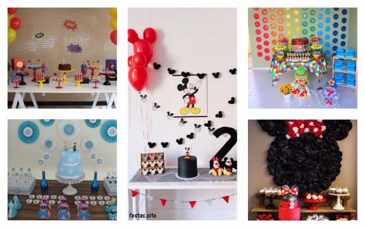 decoração de aniversário simples e barata