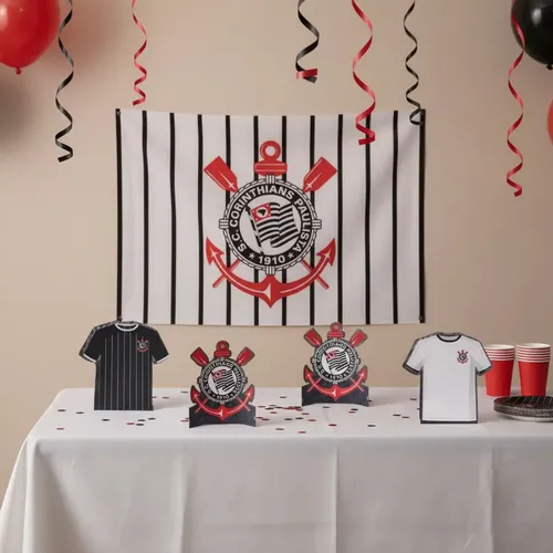 quanto custa decoração festa corinthians completa