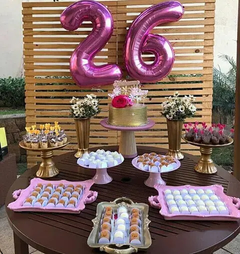 painel de aniversário simples