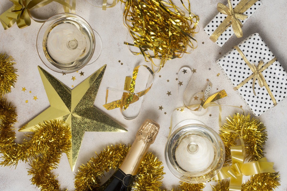 decoração de ano novo 2026 simples