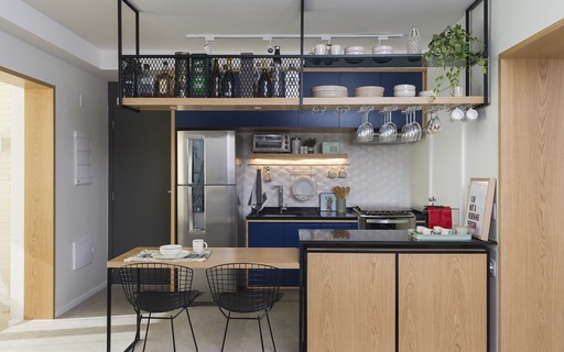 ideias para organizar armário de cozinha