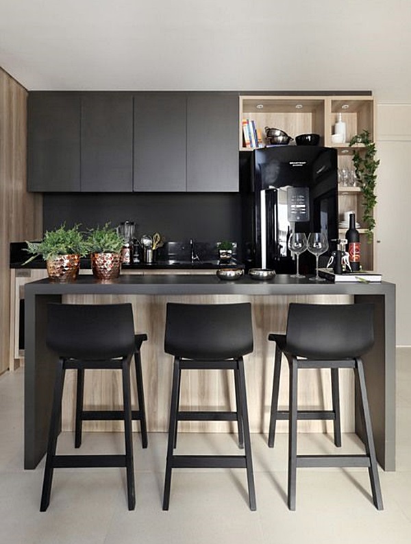 como decorar armário de cozinha pequeno