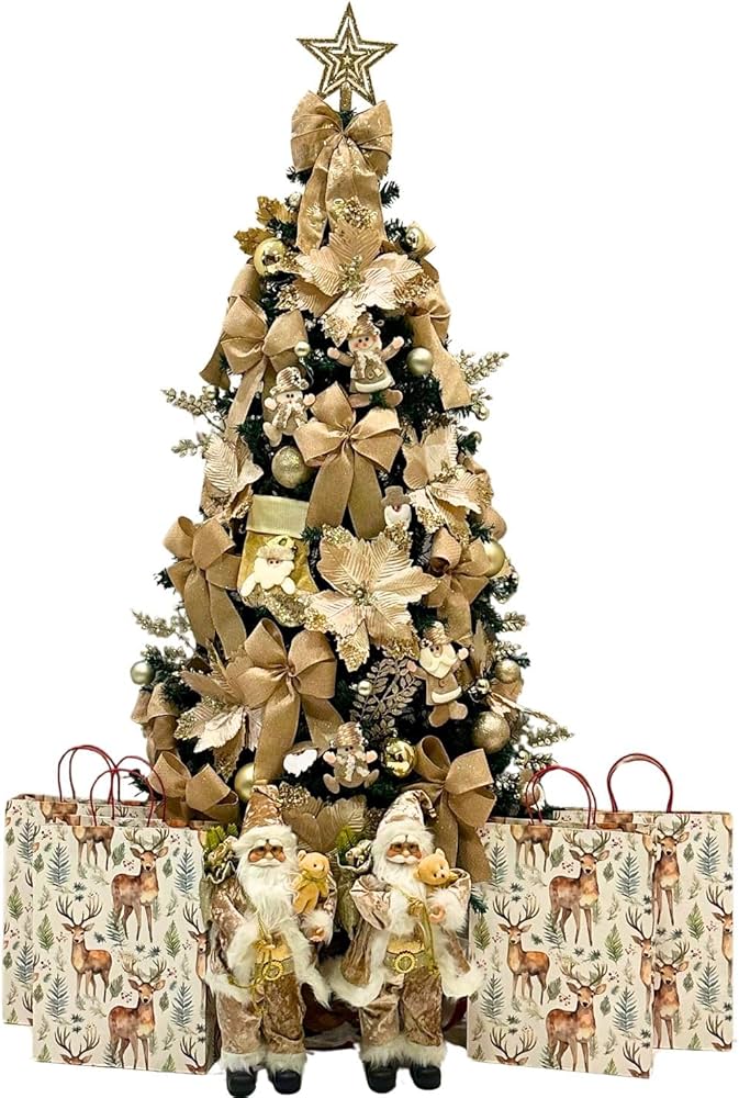 como escolher a estrela ponteira dourada perfeita para árvore de natal