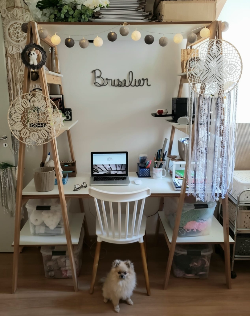 decoração de ateliê