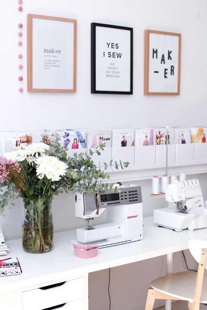 decoração de ateliê