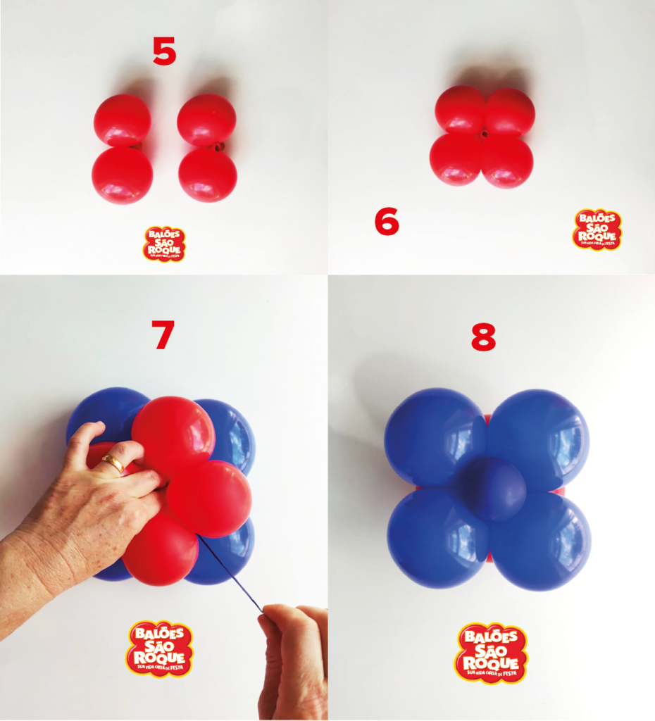 decoração de festa infantil com balões simples