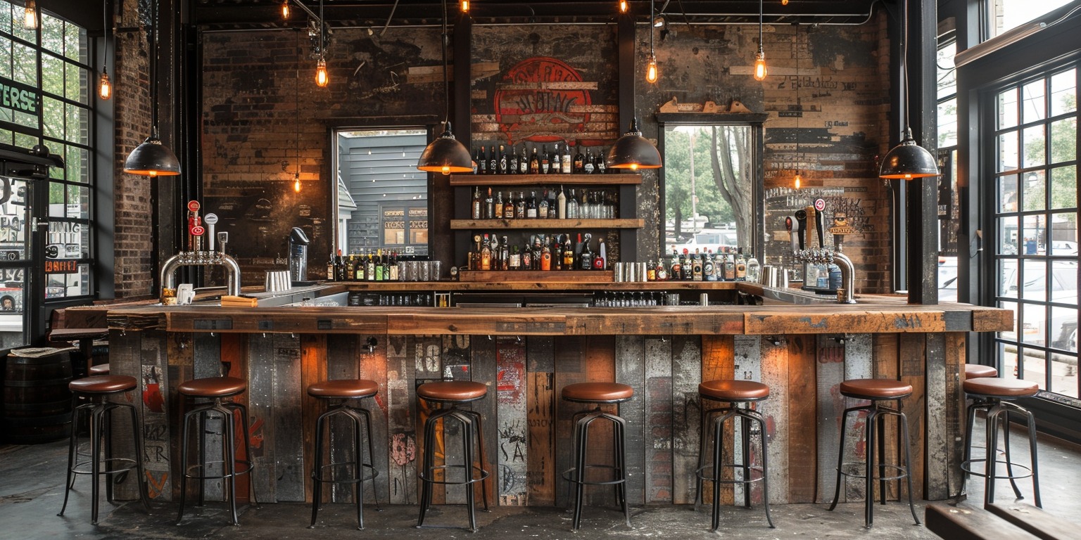 como fazer um bar rústico com paletes