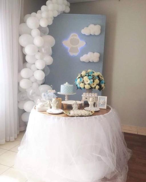 decoração batizado com Espírito Santo