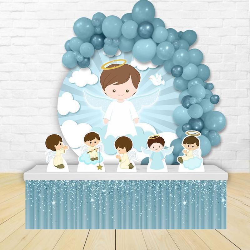 decoração batizado DIY menino