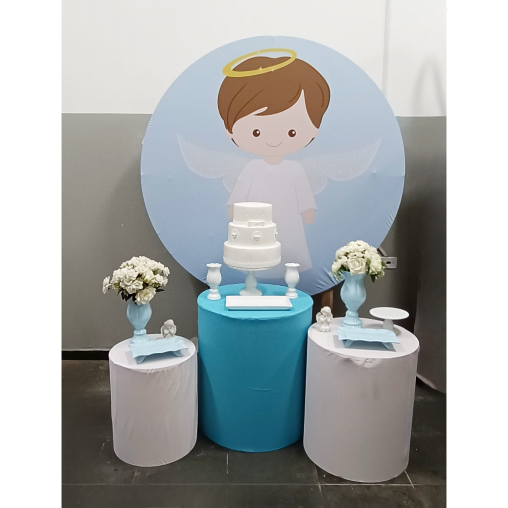 decoração batizado moderno masculino