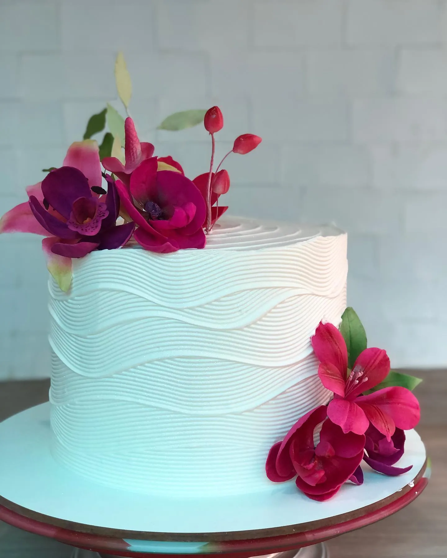 bolo branco para batizado