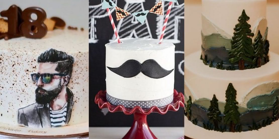 decoração de bolo de aniversário masculino