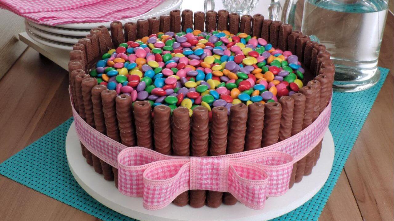 ideias bolo aniversário criança chocolate