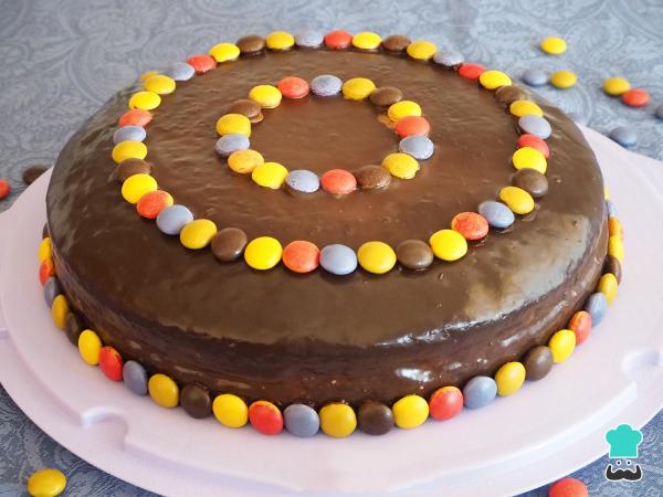 bolo de chocolate decorado festa infantil fácil