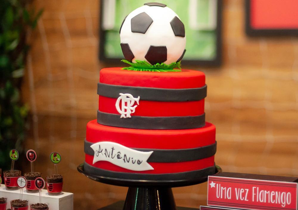 decoração de bolo do flamengo
