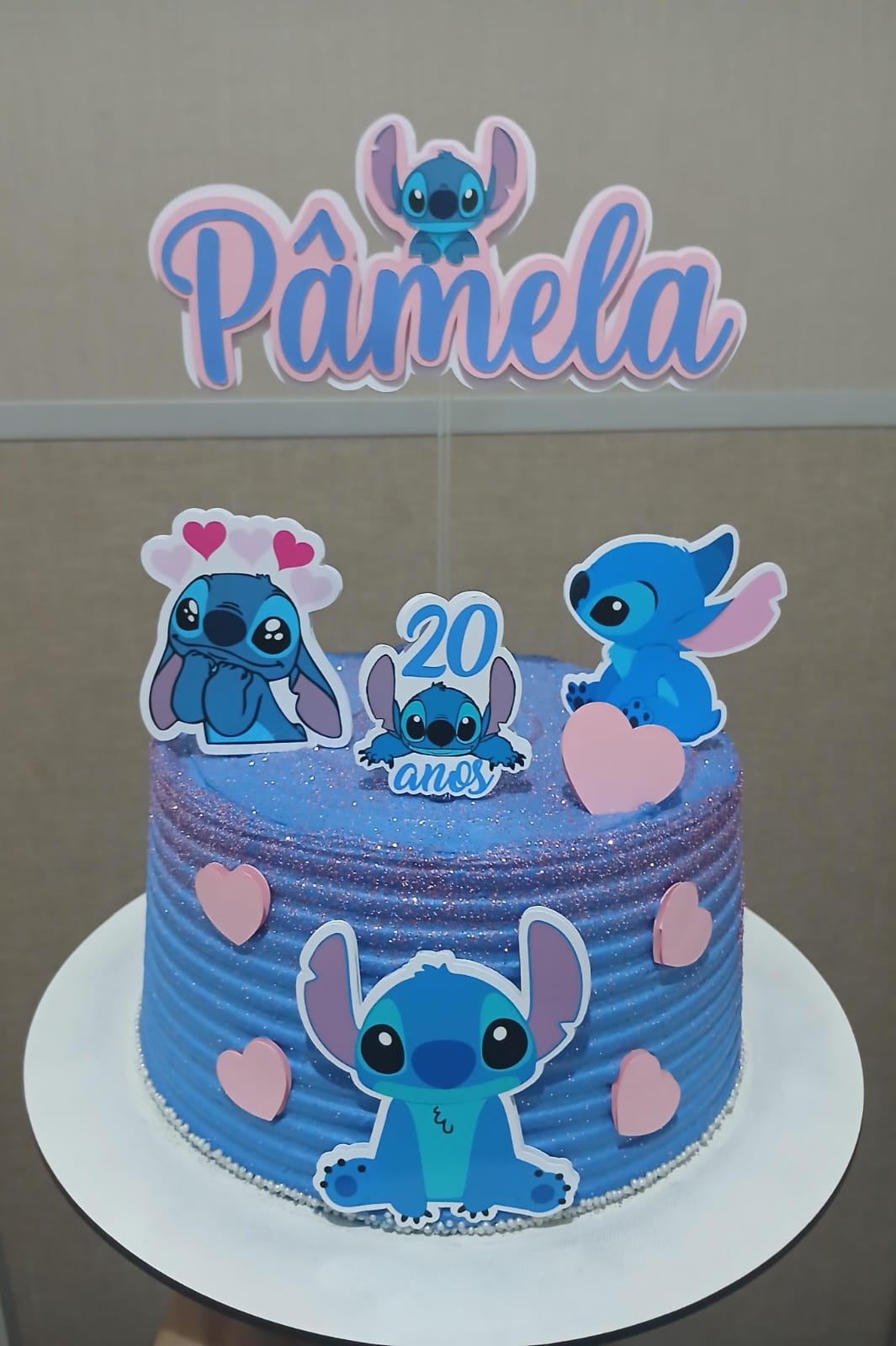decoração bolo lilo e stitch