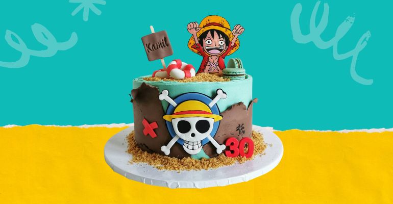 quanto custa bolo one piece personalizado