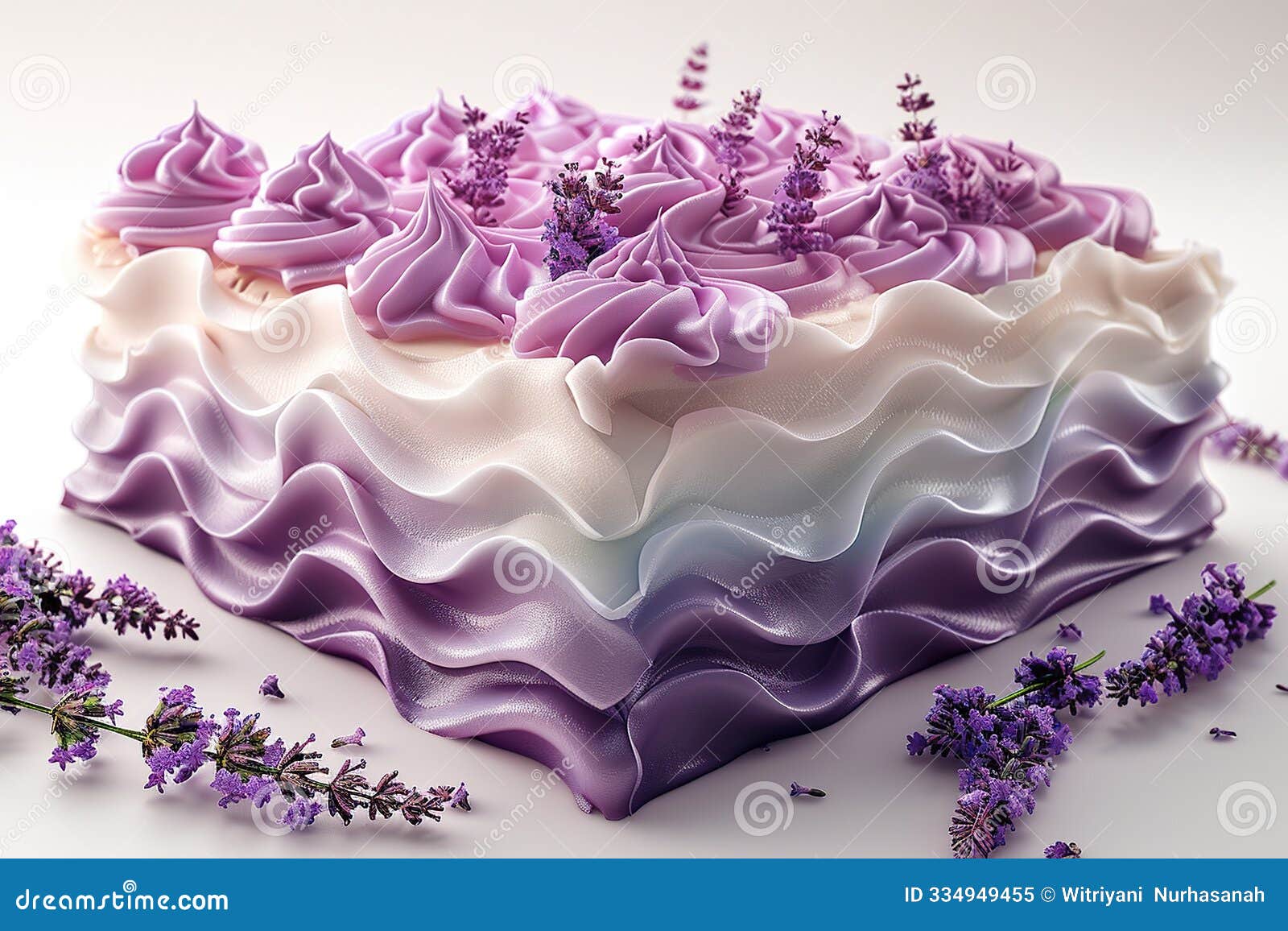 bolo quadrado roxo para casamento