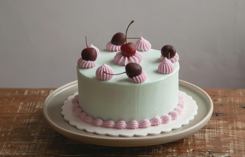 bolos simples decorados com chantilly
