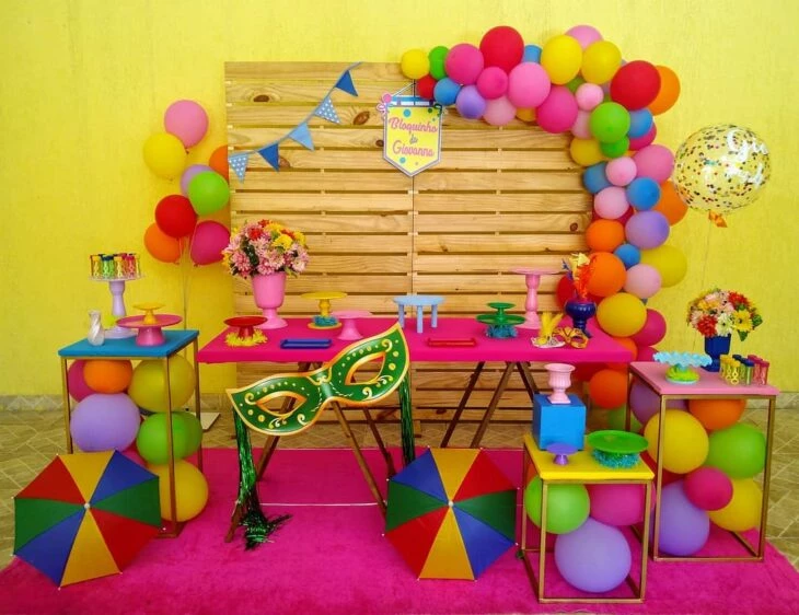 como fazer painel de carnaval para empresa