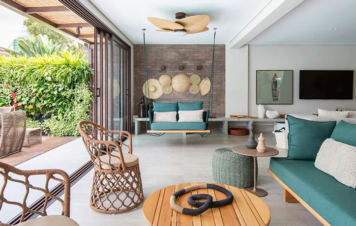 decoração casa de praia barata