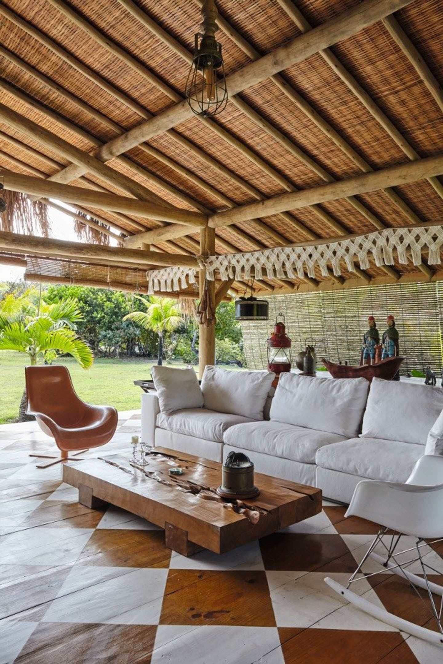 decoração varanda casa de praia