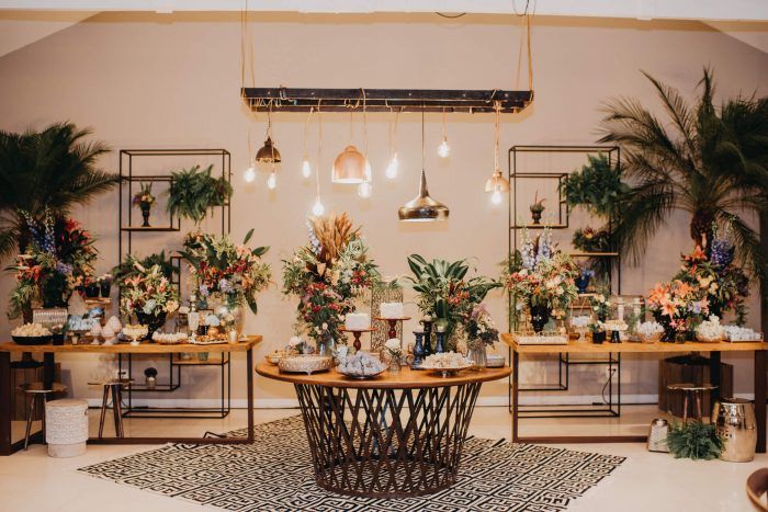 como criar decoração de casamento minimalista orgânica