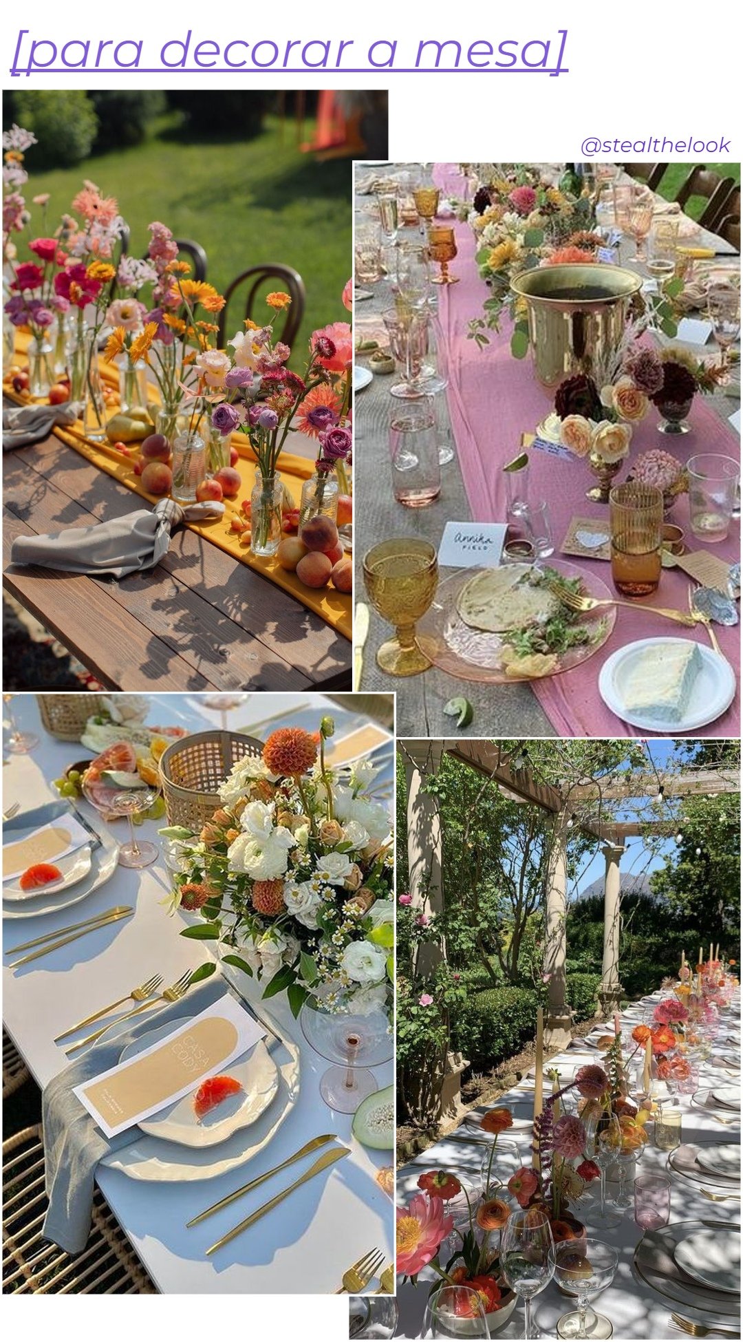 inspiração decoração casamento 2020