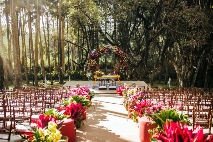 decoração casamento minimalista vs maximalista