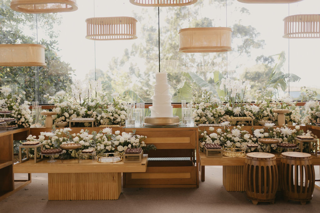 decoração casamento minimalista vs maximalista