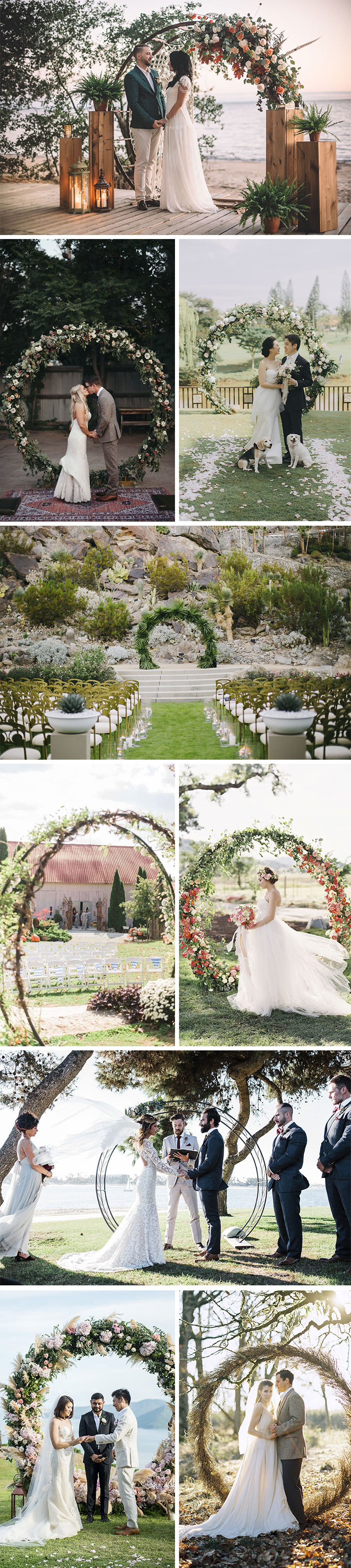 decoração de casamento altar