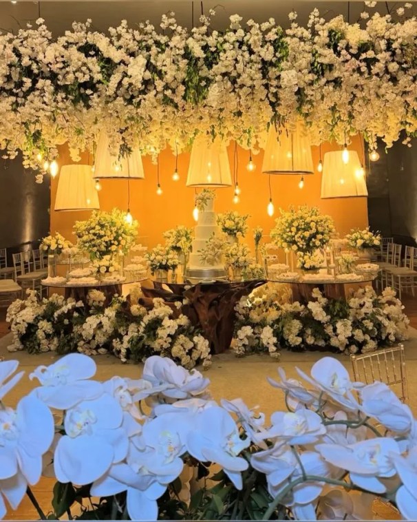 decoração de casamento com flores