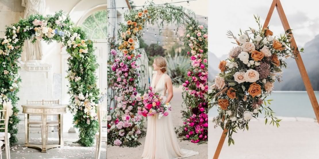flores artificiais vs flores naturais para casamento