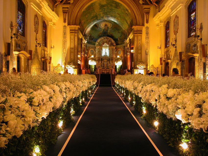 decoração de casamento de luxo
