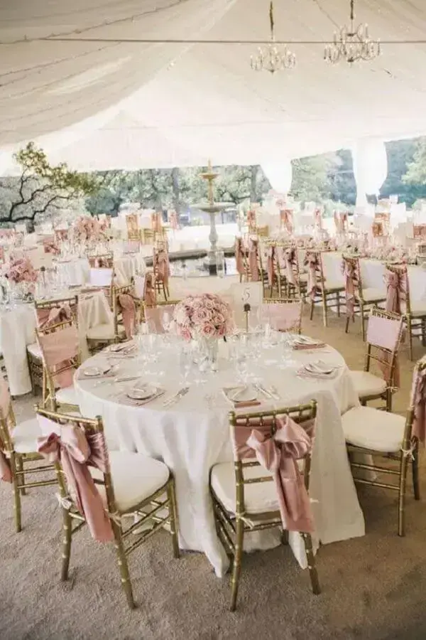 decoração de casamento de luxo