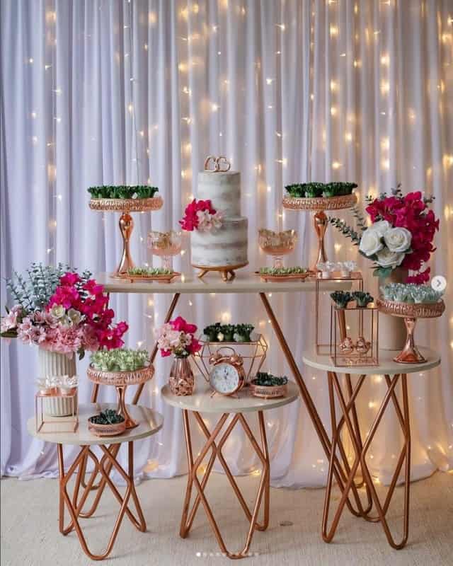 quanto custa a decoração de um casamento na cor rosê