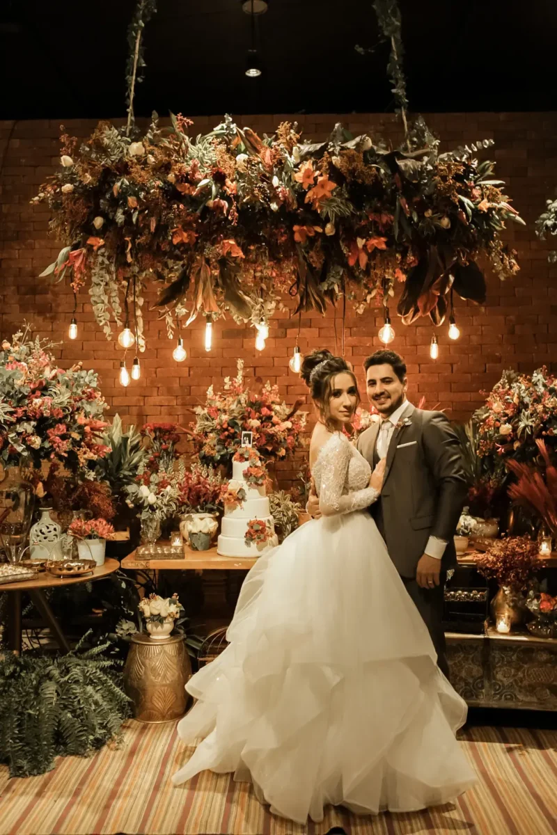 decoração casamento rústico simples